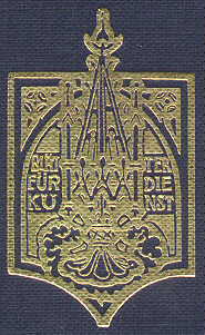 Emblema de «Blätter für die Kunst» («Hojas para el arte») 